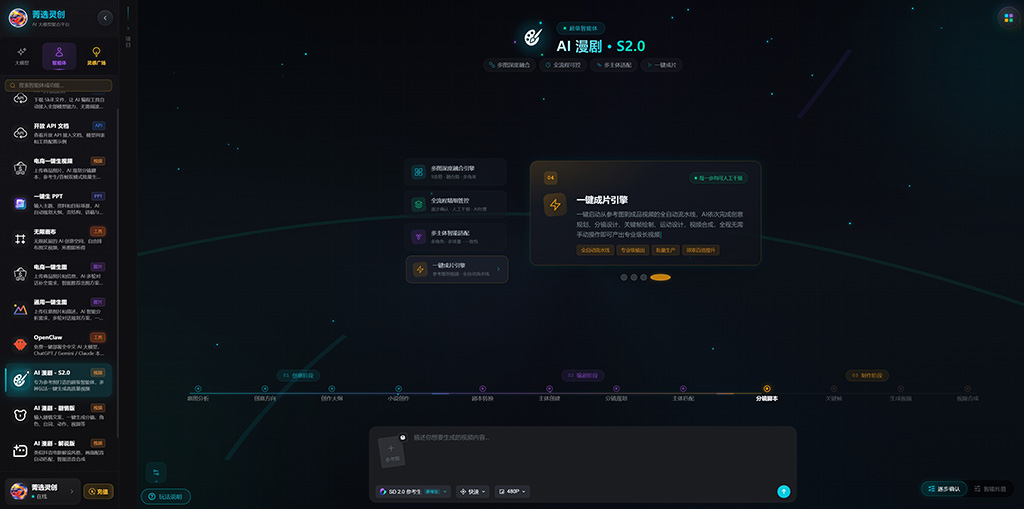 现代漫剧短视频素材